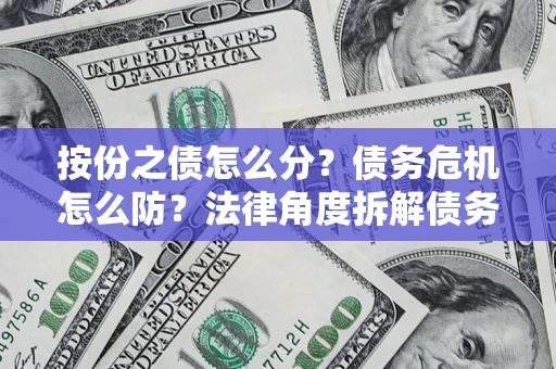 济南按份之债怎么分？债务危机怎么防？法律角度拆解债务分配与风险自保指南
