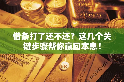 济南借条打了还不还？这几个关键步骤帮你赢回本息！
