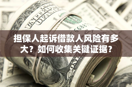 济南担保人起诉借款人风险有多大？如何收集关键证据？