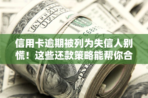 济南信用卡逾期被列为失信人别慌！这些还款策略能帮你合法止损
