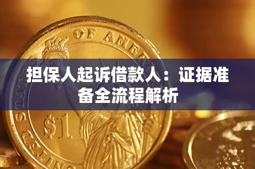 济南担保人起诉借款人：证据准备全流程解析